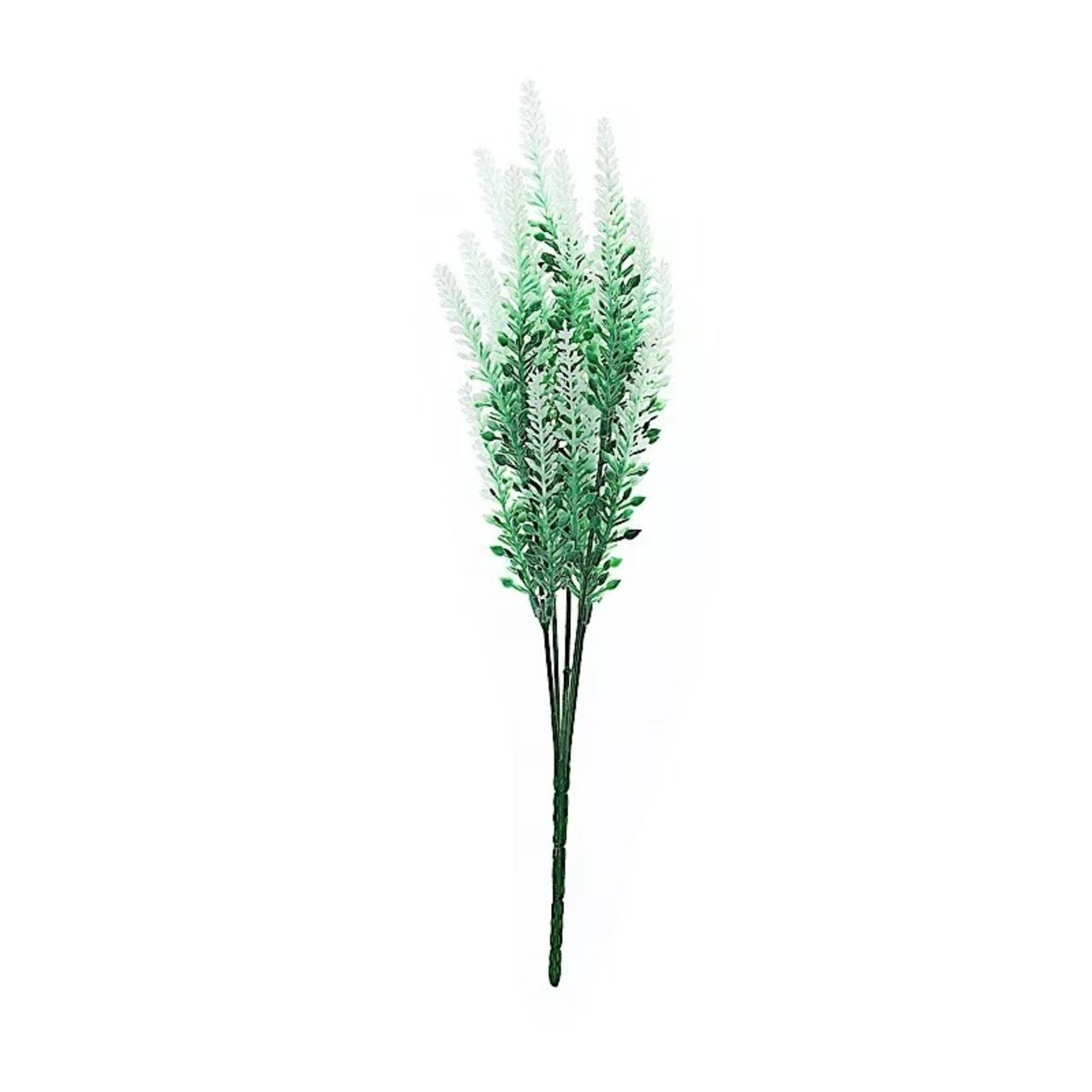 4 Green White 14-Inch LAVENDER FLOWERS ARTIFICIAL Faux Stems Party Home Supplies